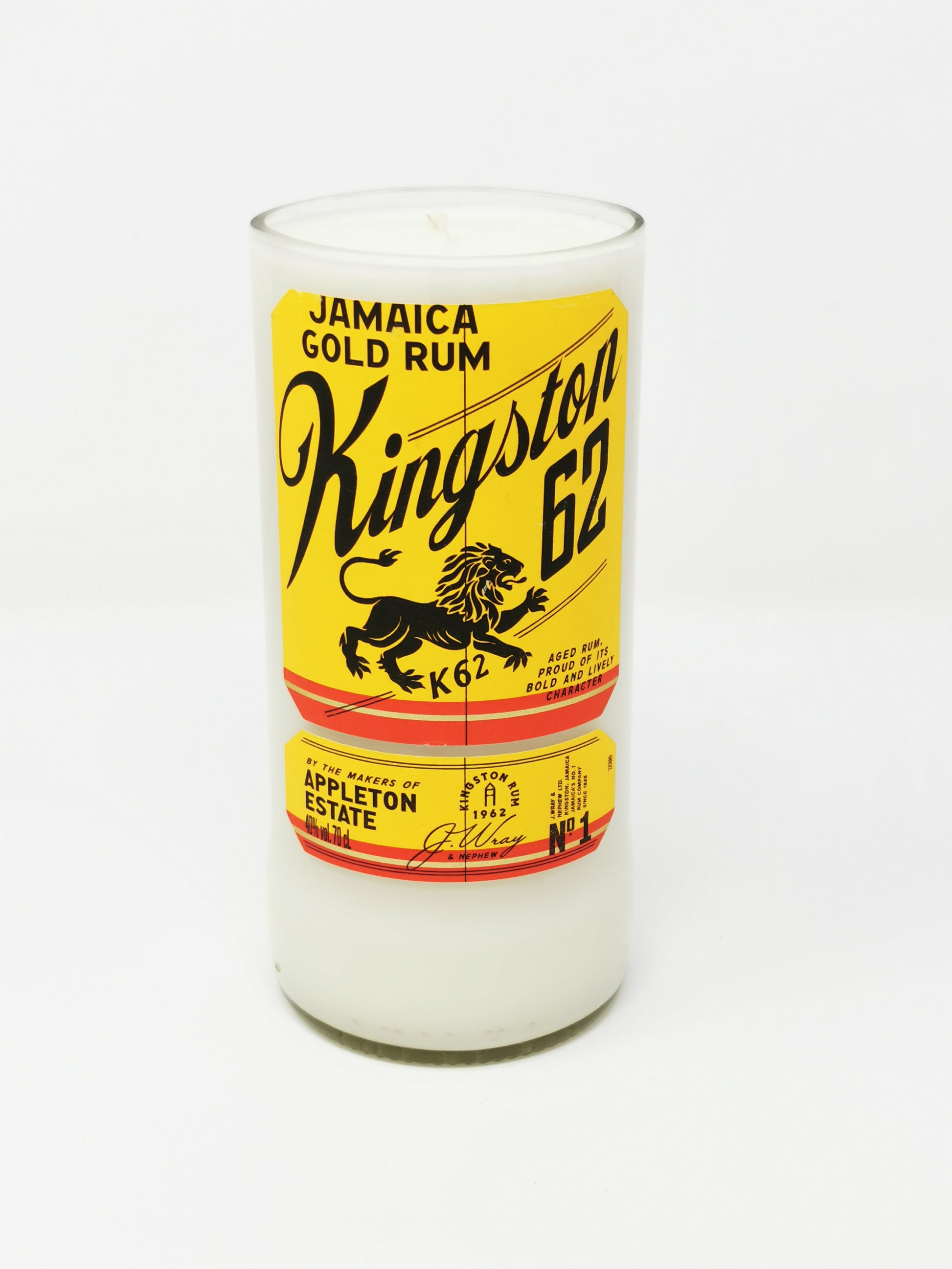 Kingston 62 Gold Rum Bottle Candle Rum Bottle Candles Adhock Homeware
