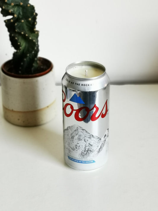 Coors Beer Can Candle