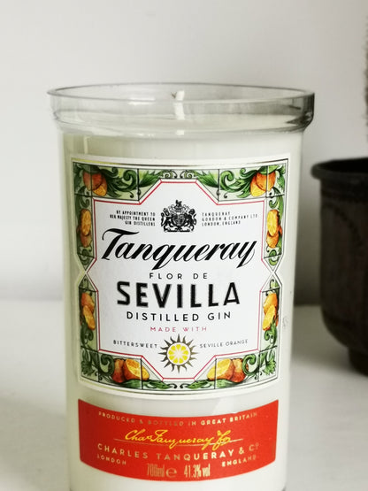 Tanqueray Sevilla Gin Bottle Candle