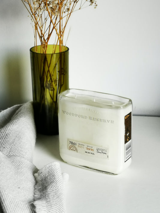 Woodford Reserve Whisky Bottle Candle