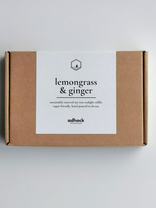 Lemongrass & Ginger - Soy Wax Tealight Refills