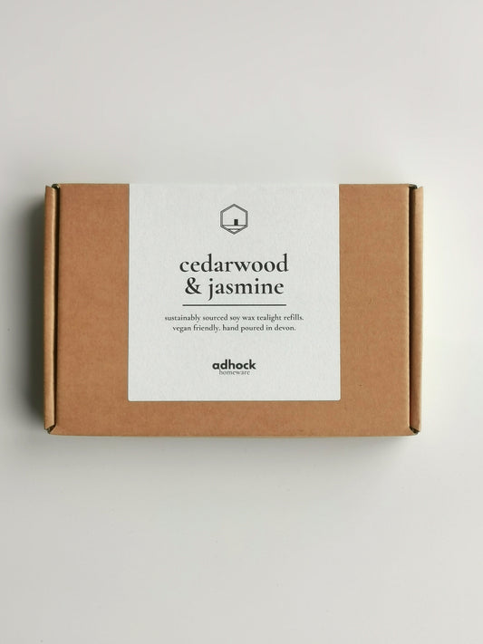 Cedarwood & Jasmine - Soy Wax Tealight Refills