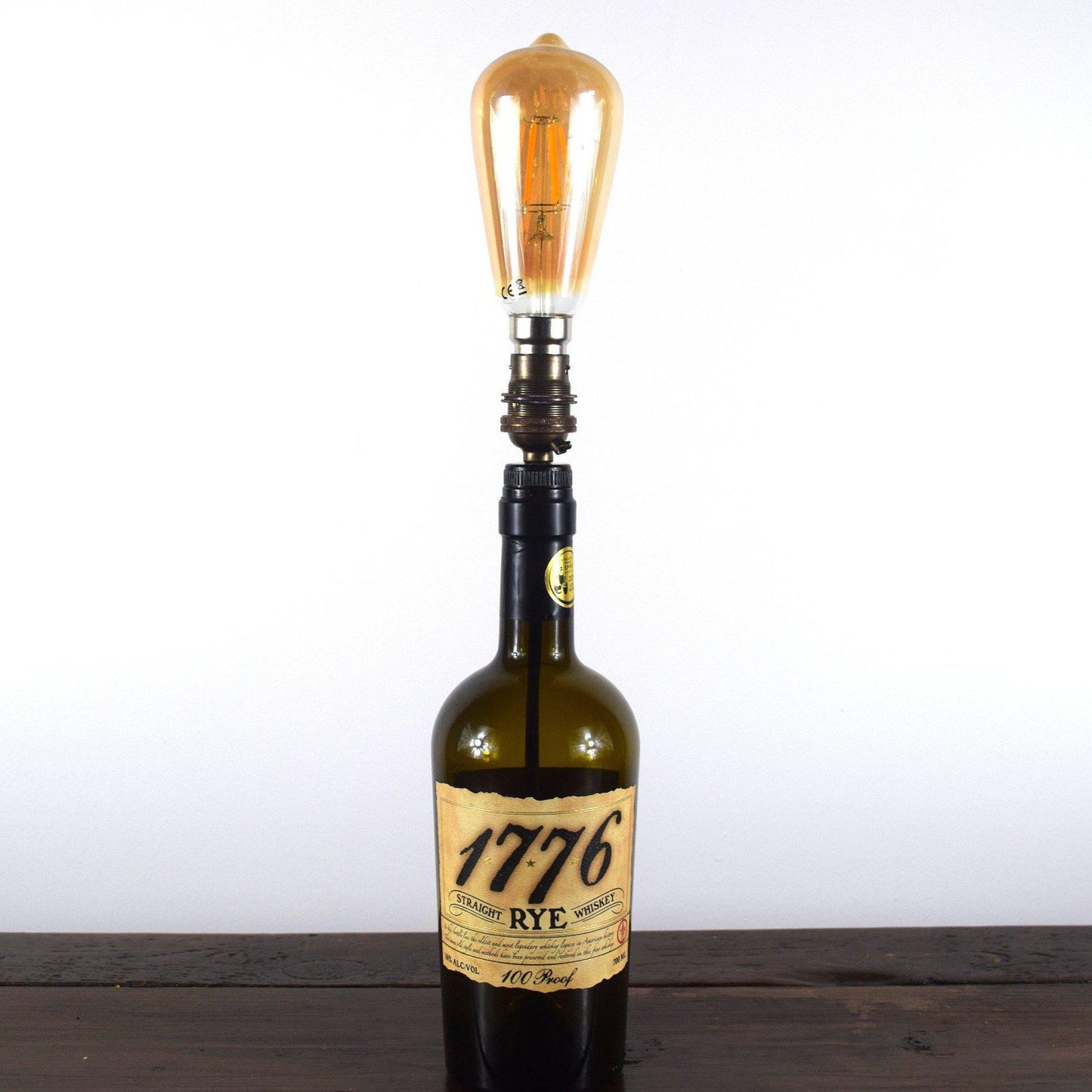 1776 Straight Rye Whiskey Bottle Table Lamp Whiskey Bottle Table Lamps