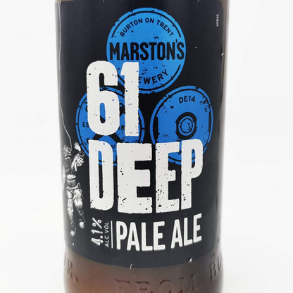 61 Deep Marstons Craft Beer Bottle Candle Beer & Ale Bottle Candles Adhock Homeware