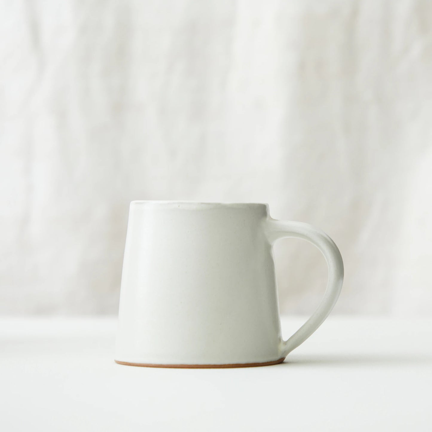 Cream Stoneware Conical Mug Tableware