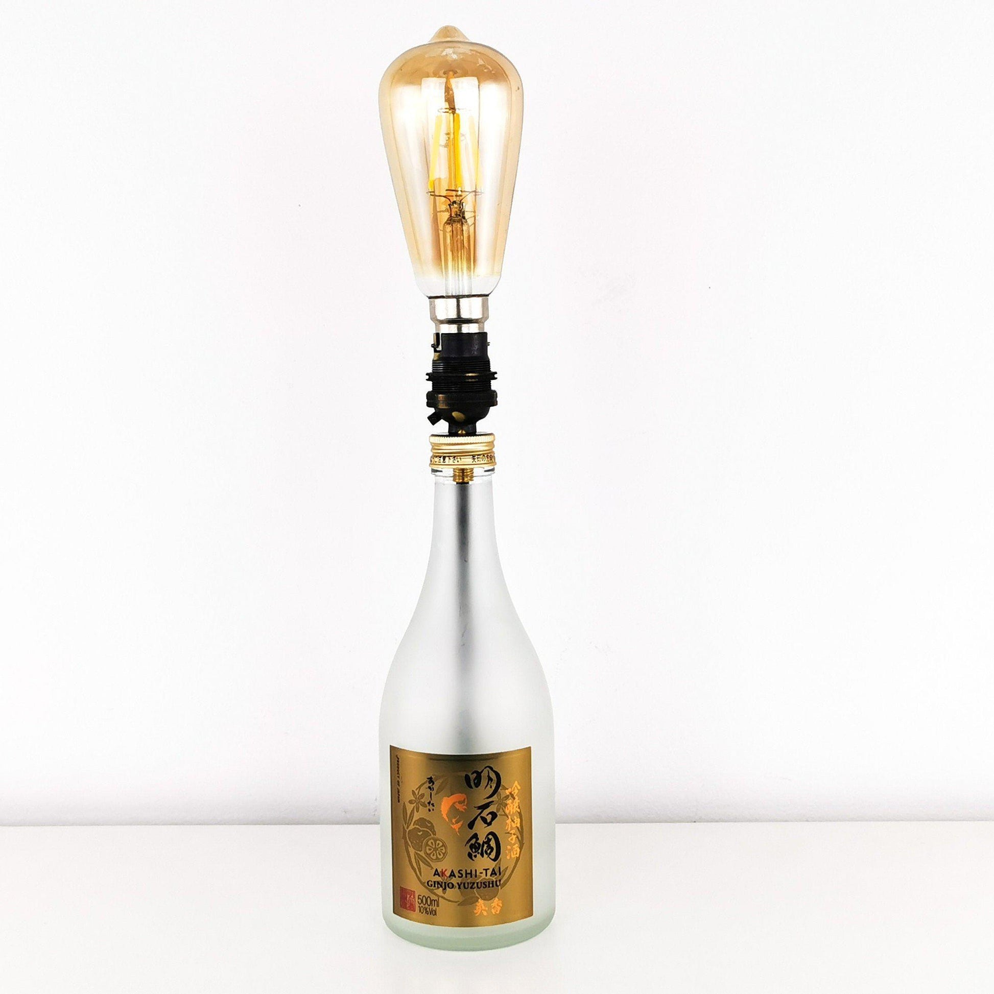 Akashi Tai Sake Bottle Table Lamp Liqueur Bottle Table Lamps