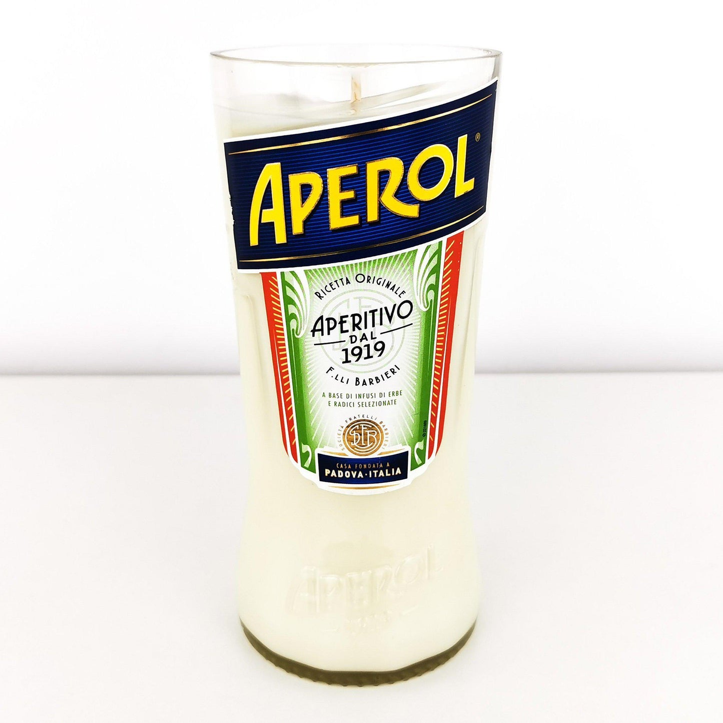 Aperol Bottle Candle Liqueur Bottle Candles Adhock Homeware