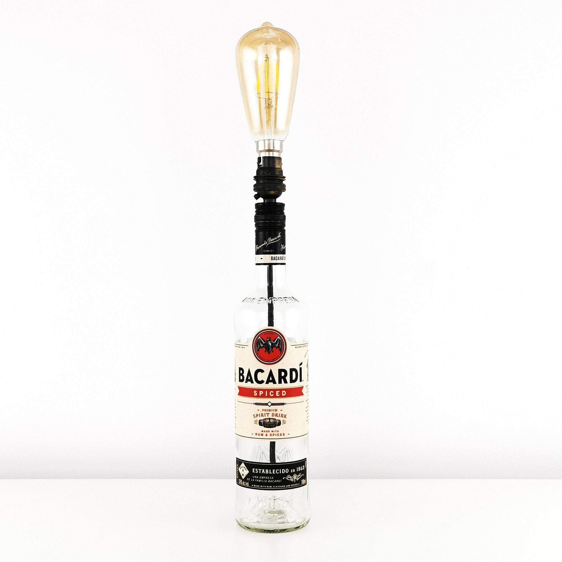 Bacardi Spiced Rum Bottle Table Lamp Rum Bottle Table Lamps