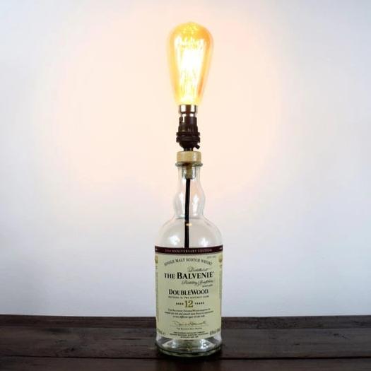 Balvenie Doublewood Whiskey Bottle Table Lamp Whiskey Bottle Table Lamps