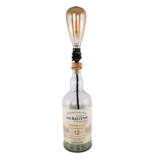 Balvenie Triple Cask Whisky Bottle Table Lamp (1) Whisky Bottle Table Lamps