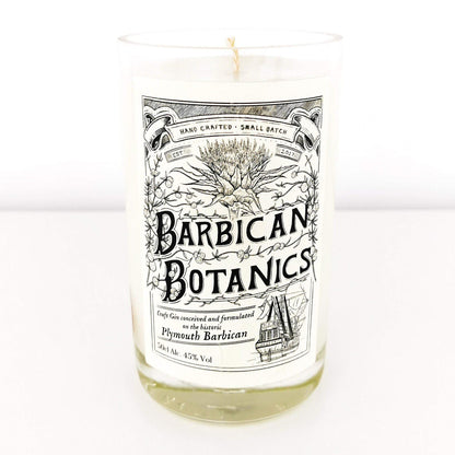 Barbican Botanics Gin Bottle Candle Gin Bottle Candles Adhock Homeware