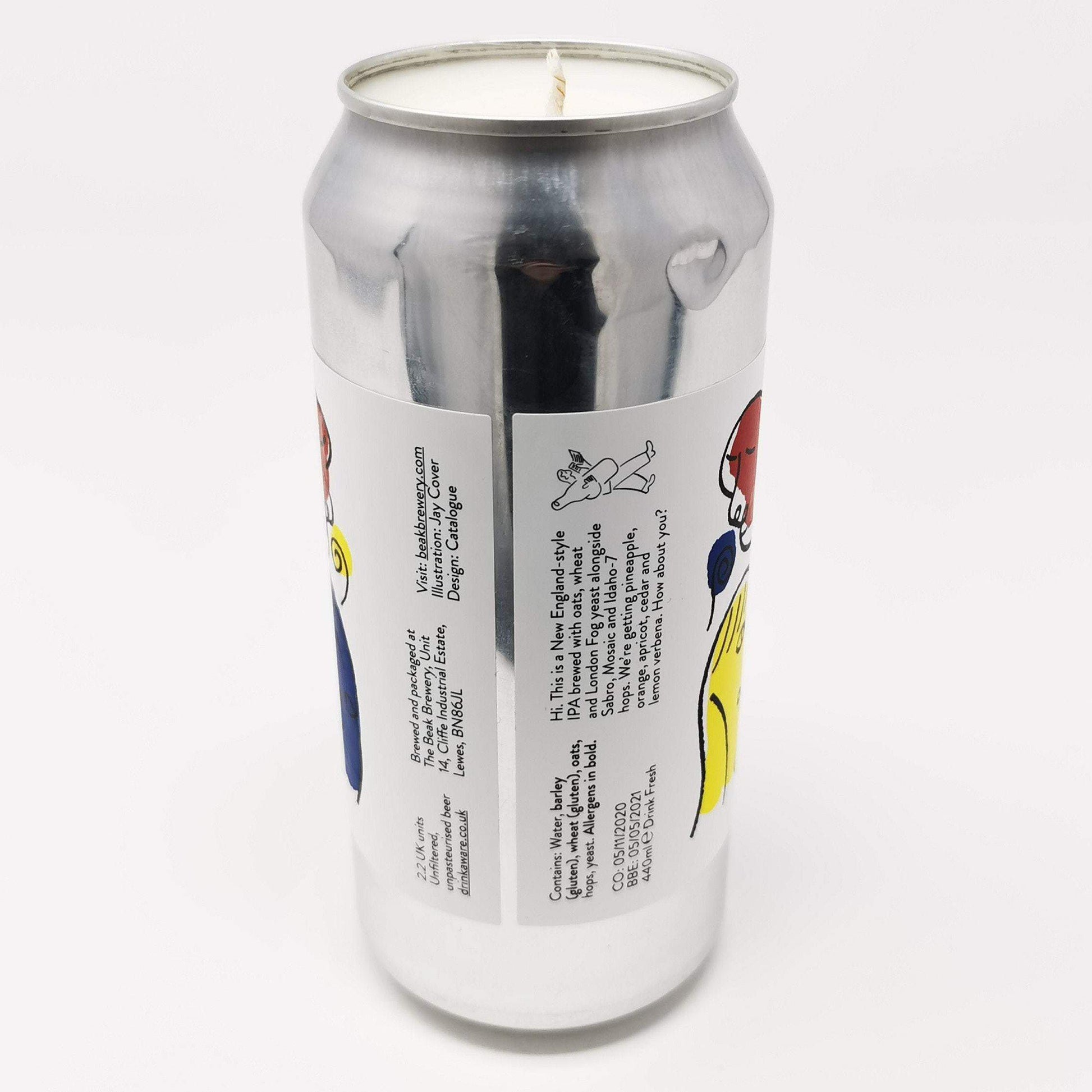Beak Brewery Strangers Craft Beer Can Candle Beer Can Candles Adhock Homeware