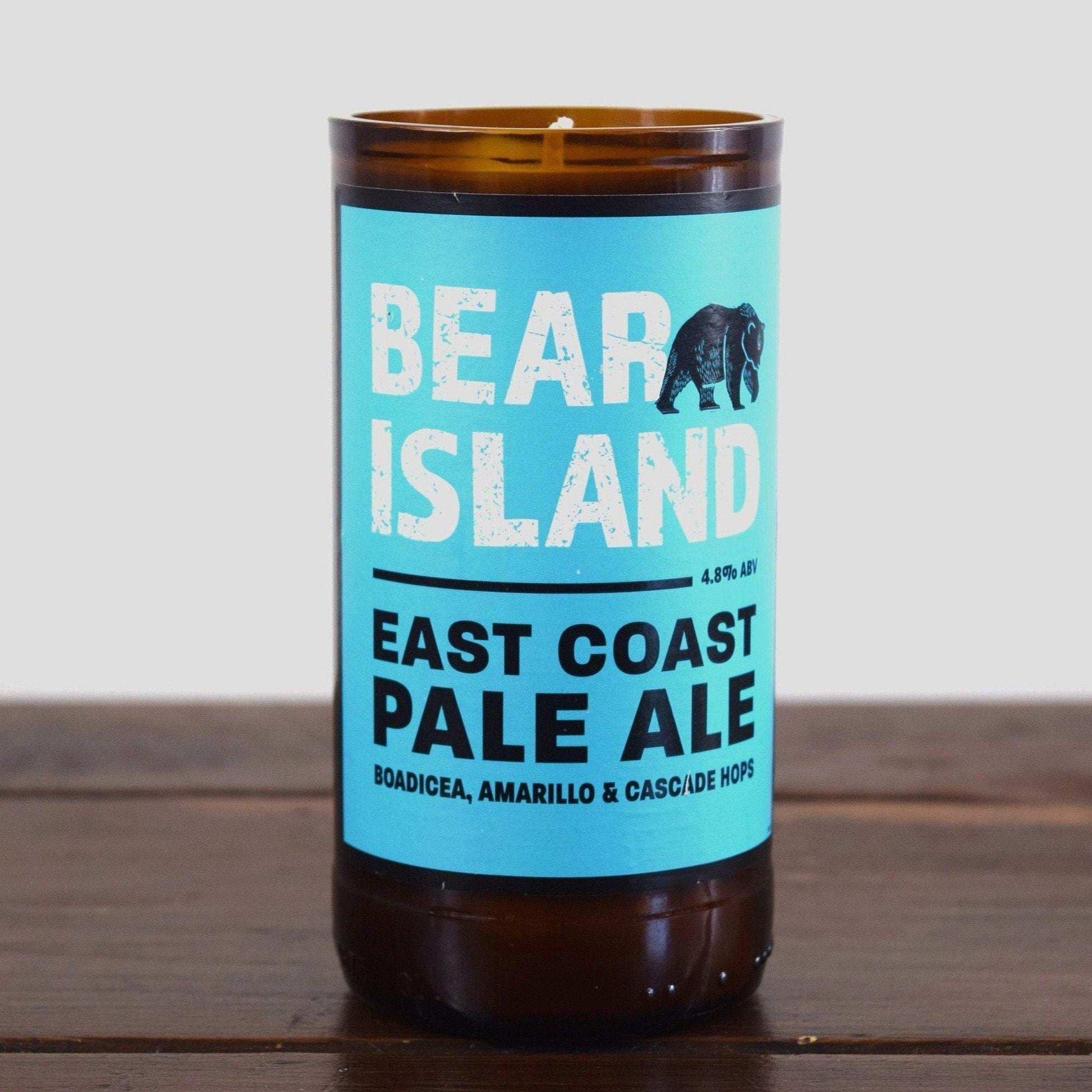 Bear Island East Coast Pale Ale Beer Bottle Candle Beer & Ale Bottle Candles Adhock Homeware