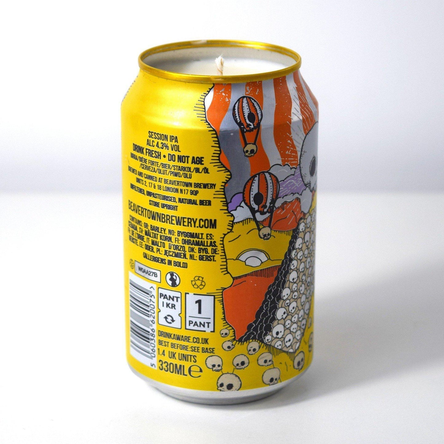 Beavertown Neck Oil Beer Can Candle Beer & Ale Can Candles Adhock Homeware