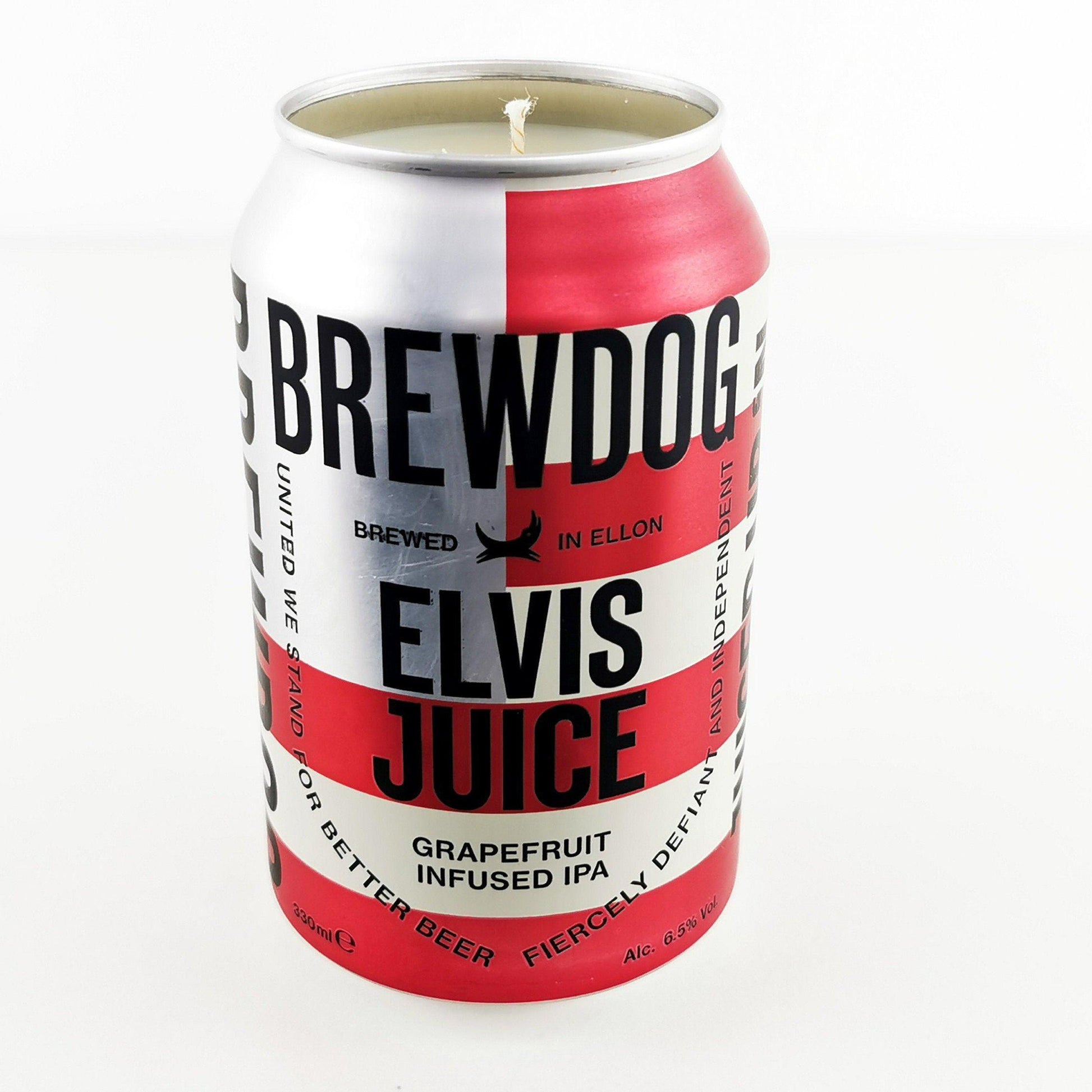 BrewDog Elvis Juice (NEW) Craft Beer Can Candle Beer Can Candles Adhock Homeware