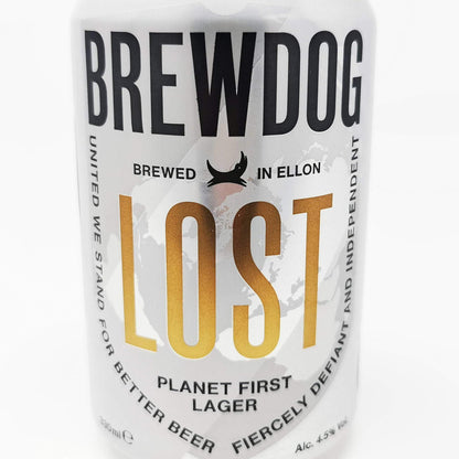 BrewDog Lost Lager Craft Beer Can Candle Beer Can Candles Adhock Homeware
