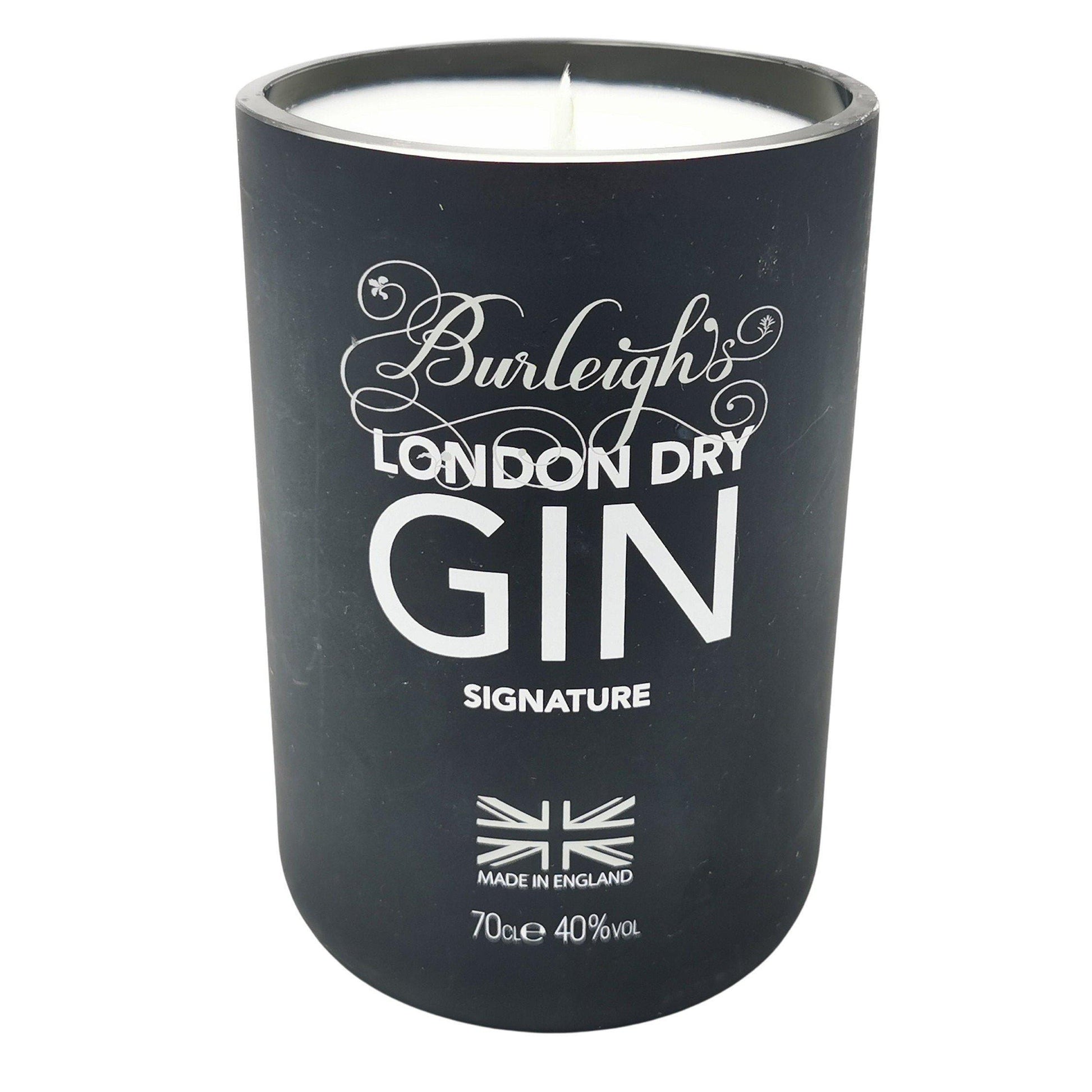Burleighs Gin Bottle Candle Gin Bottle Candles Adhock Homeware