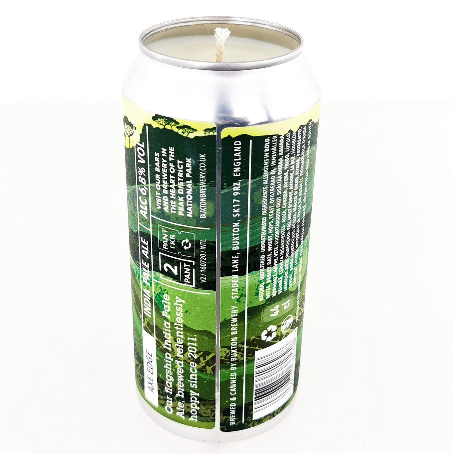 Buxton Brewery Axe Edge Craft Beer Can Candle Beer Can Candles Adhock Homeware