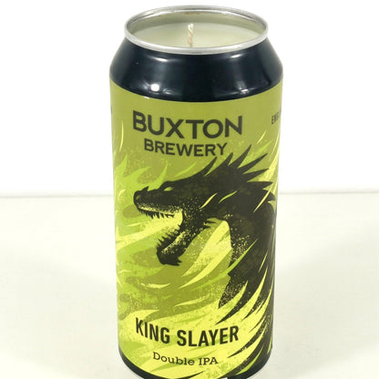 Buxton Brewery Kingslayer IPA Beer Can Candle Beer Can Candles Adhock Homeware