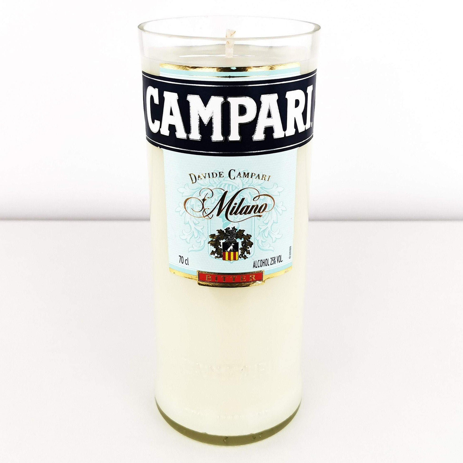 Campari Bottle Candle Liqueur Bottle Candles Adhock Homeware