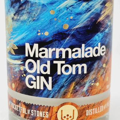 Pocketful of Stones Marmalade Old Tom Gin Bottle Candle-Adhock Homeware