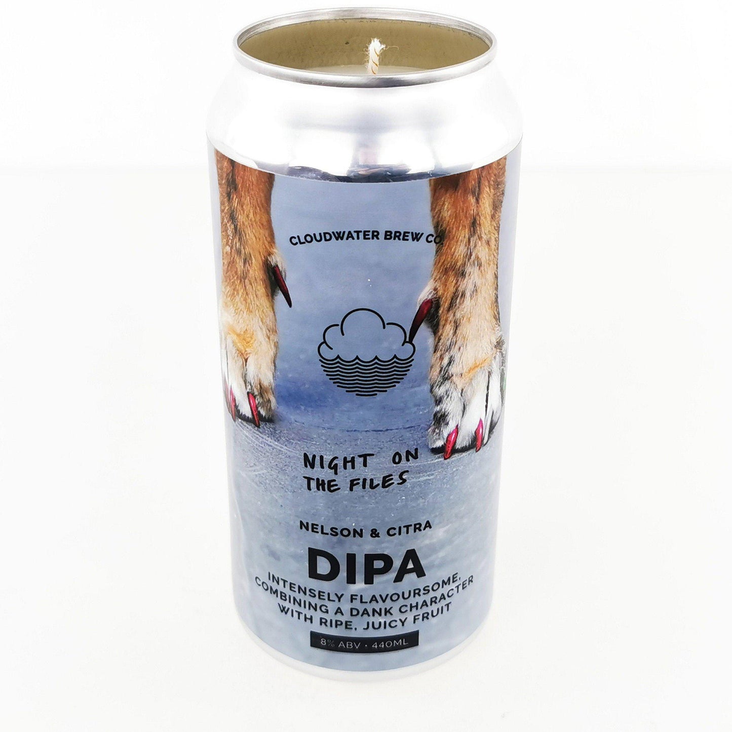 Cloudwater Night on The Files Craft Beer Can Candle Beer Can Candles Adhock Homeware