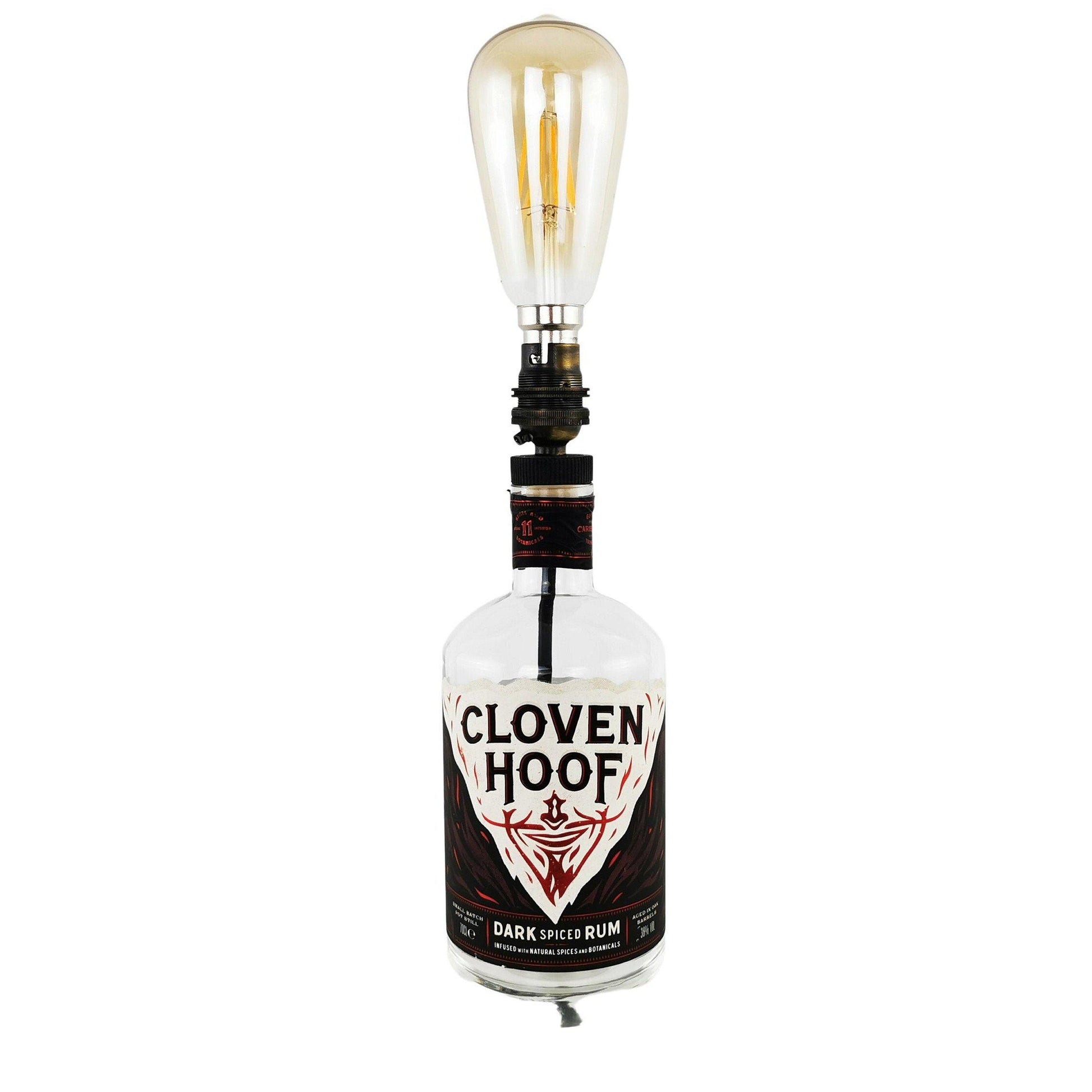 Cloven Hoof New Rum Bottle Table Lamp Rum Bottle Table Lamps