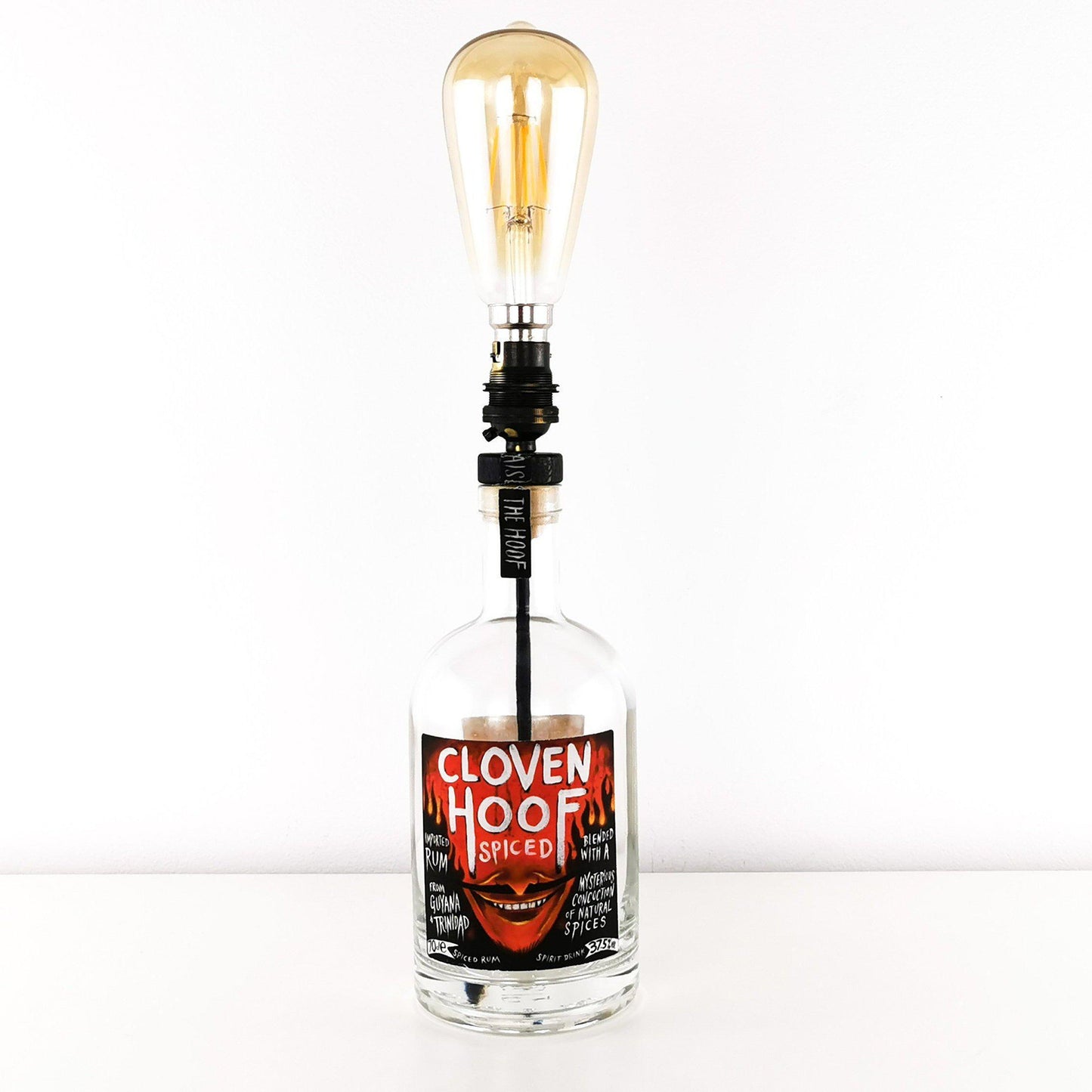 Cloven Hoof Rum Bottle Table Lamp Rum Bottle Table Lamps