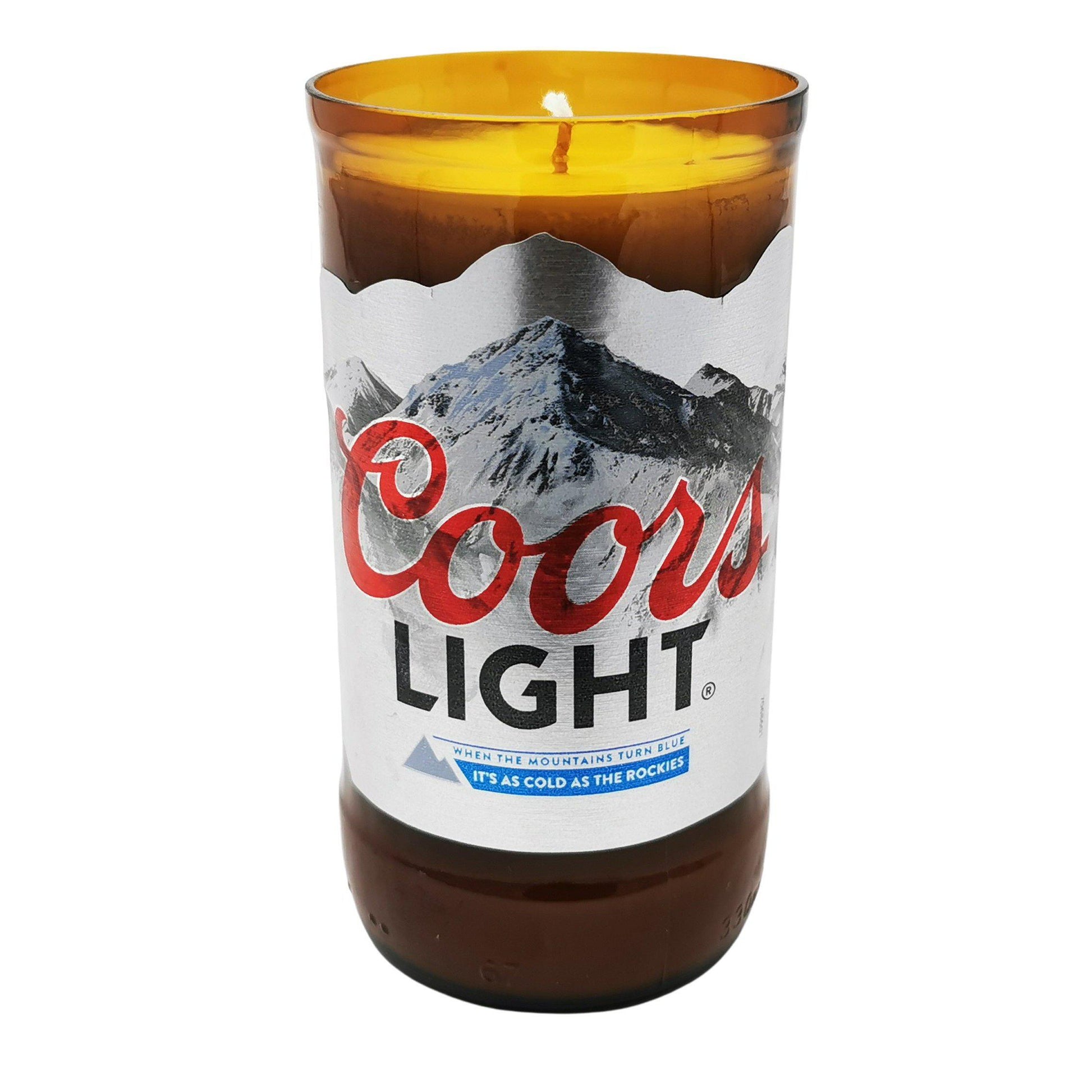 Coors Light Lager Beer Bottle Candle Beer & Ale Bottle Candles Adhock Homeware