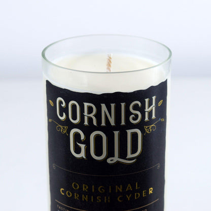 Cornish Gold Cider Bottle Candle Cider Bottle Candles Adhock Homeware