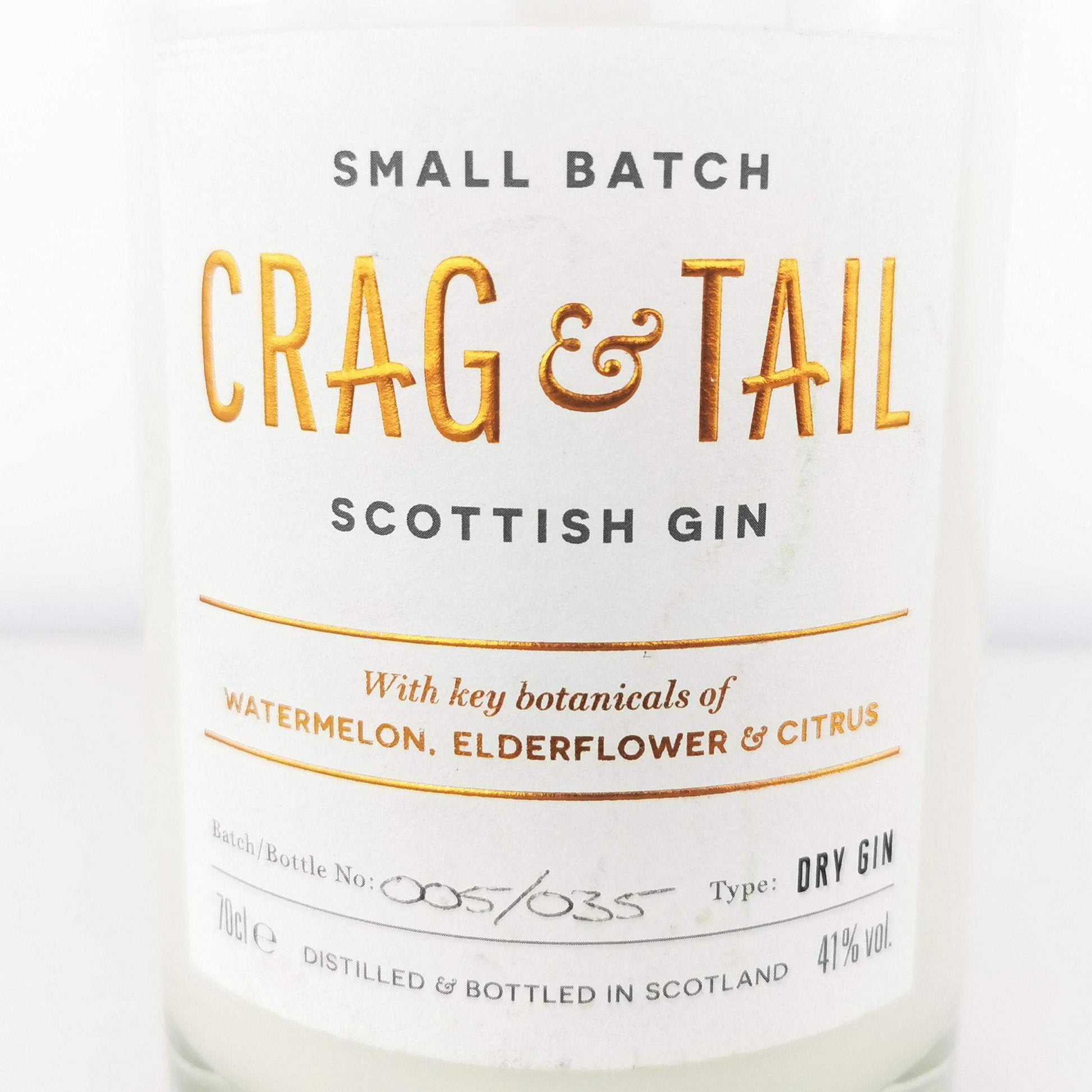 Crag and Tail Gin Bottle Candle, Gin Bottle Candles Adhock Homeware