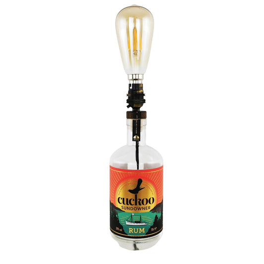 Cuckoo Sundowner Rum Bottle Table Lamp Rum Bottle Table Lamps