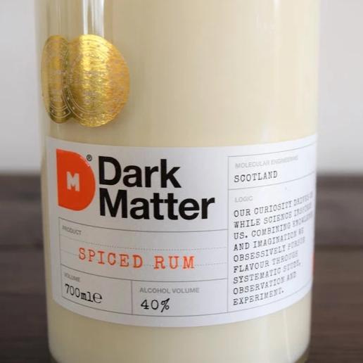 Dark Matter Spiced Rum Bottle Candle Rum Bottle Candles Adhock Homeware