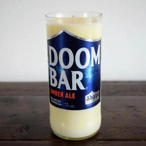 Doom Bar Ale Beer Bottle Candle Beer & Ale Bottle Candles Adhock Homeware