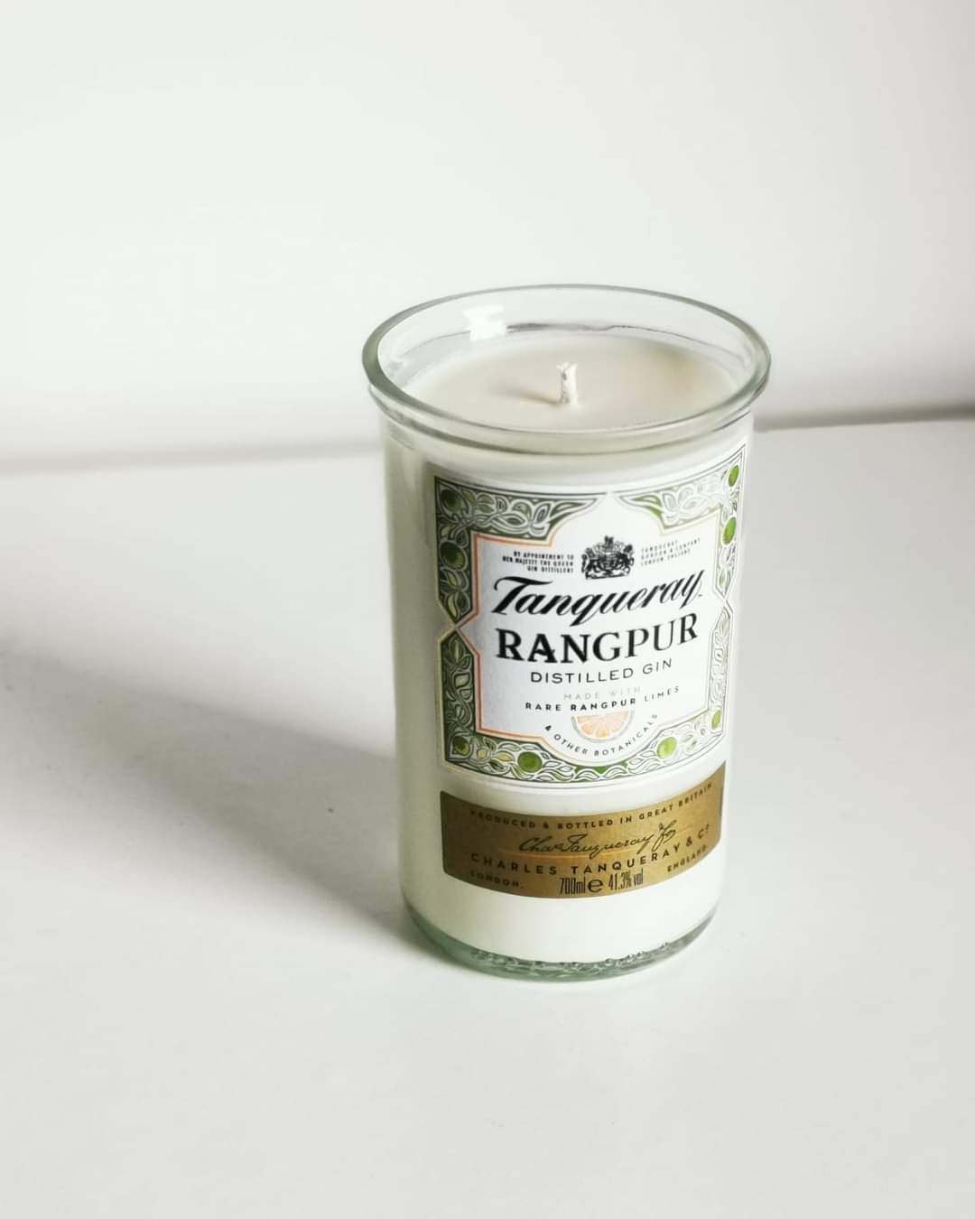 Tanqueray Rangpur Gin Bottle Candle