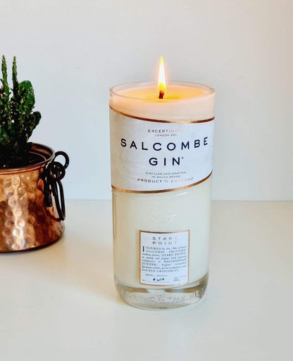 Salcombe Gin 'Start Point' Bottle Candle
