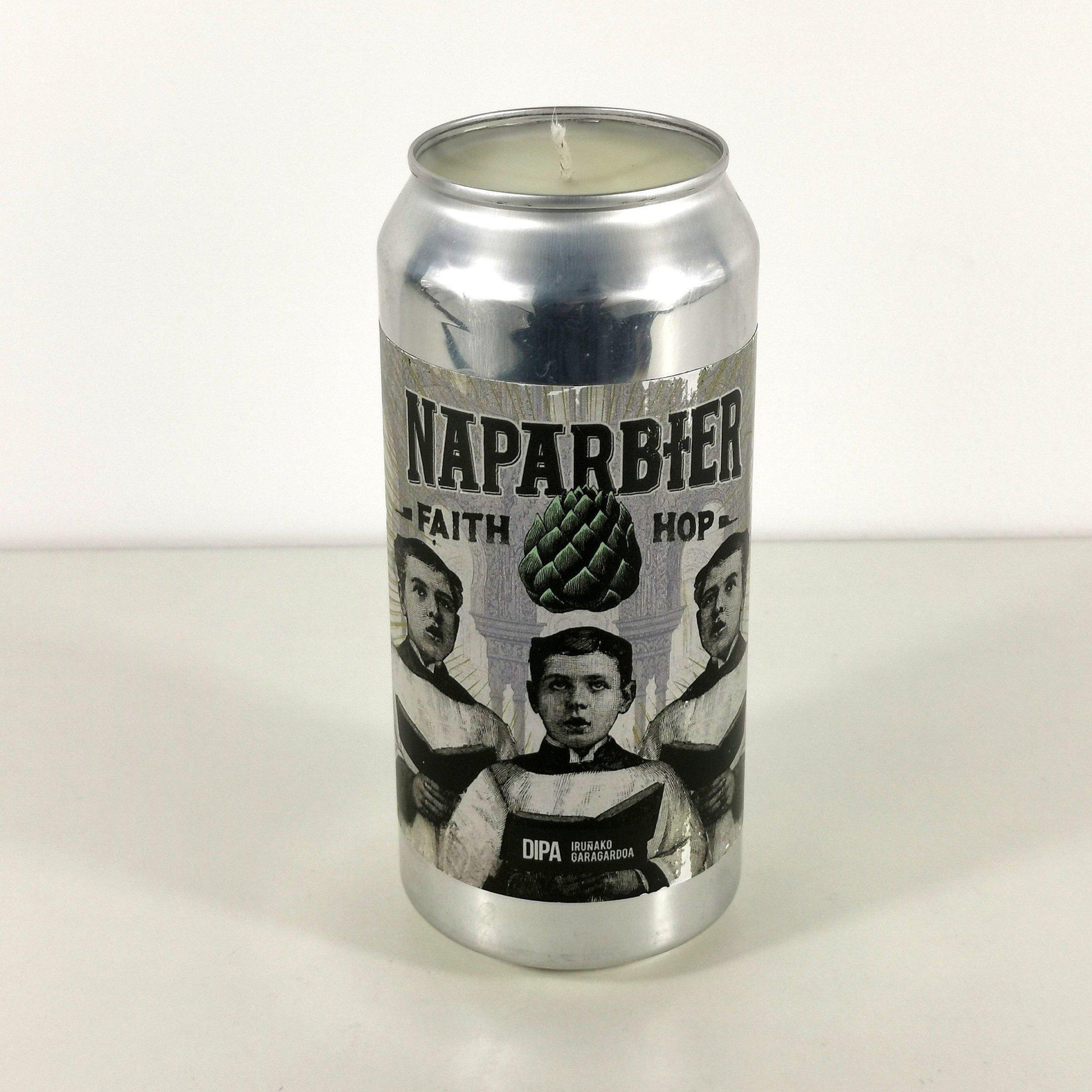 Faith Hop. Naparbier Brewery Craft Beer Can Candle Beer Can Candles Adhock Homeware