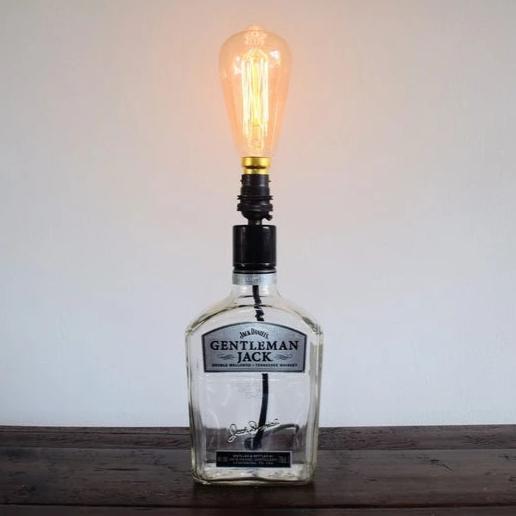 Gentleman Jack Whiskey Bottle Table Lamp Whiskey Bottle Table Lamps