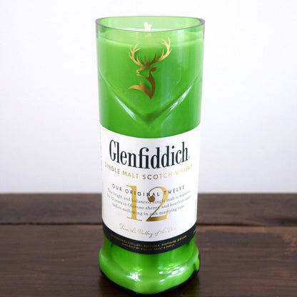 Glenfiddich Whiskey Bottle Candle Whiskey Bottle Candles Adhock Homeware