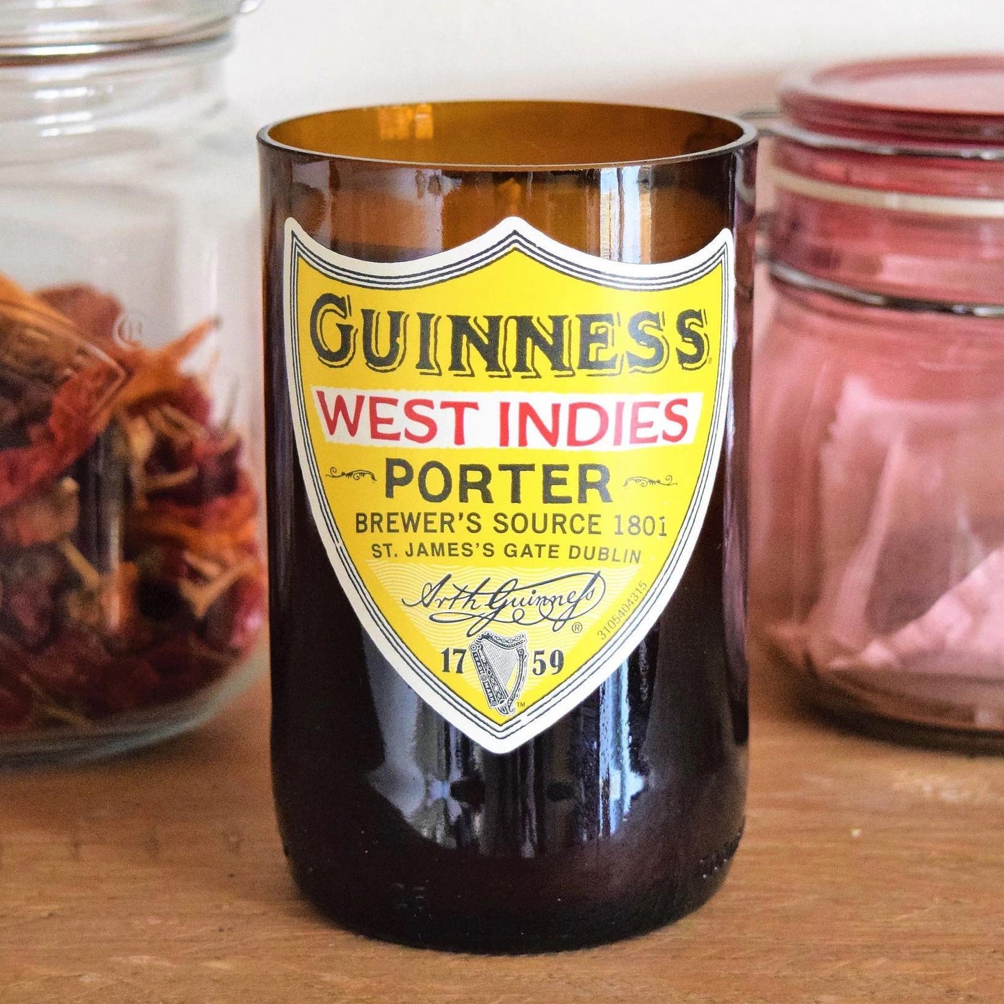 Guinness West Indies Porter Beer Bottle Candle Beer & Ale Bottle Candles Adhock Homeware