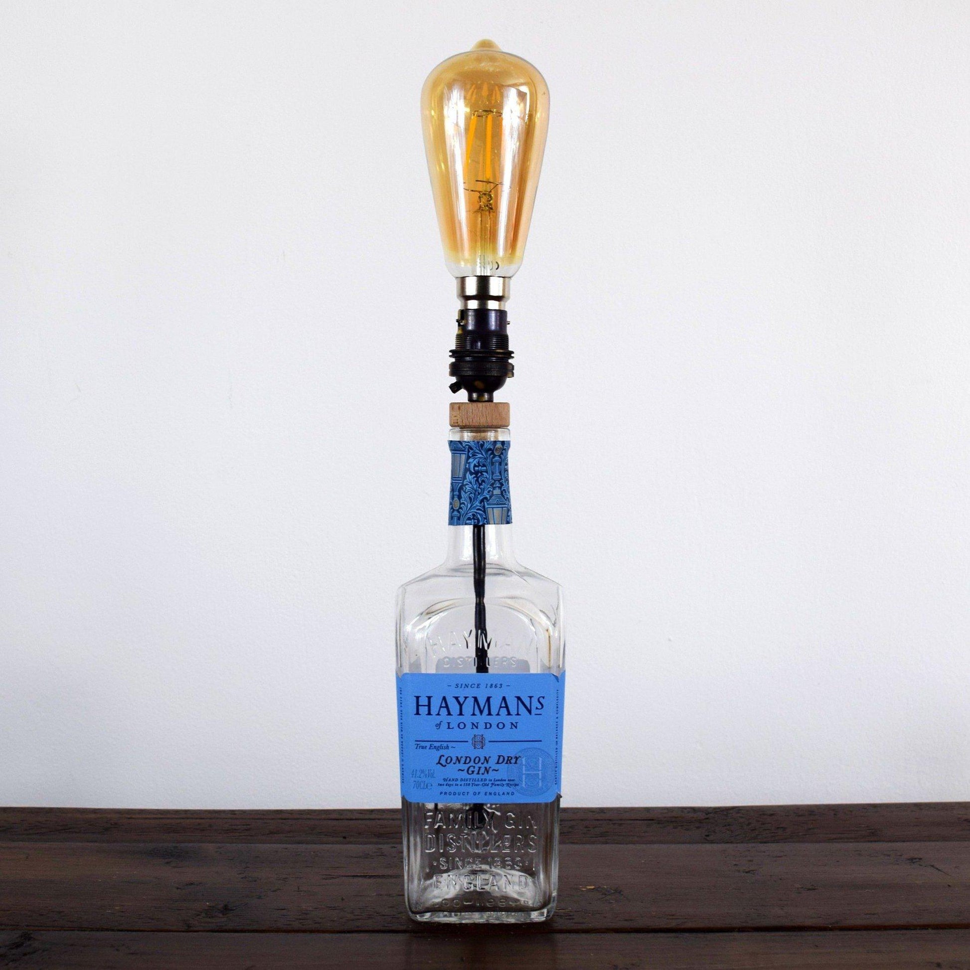 Hayman's Gin Bottle Table Lamp Gin Bottle Table Lamps