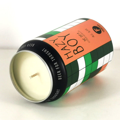 Hazy Boy IPA Craft Beer Can Candle Beer Can Candles Adhock Homeware