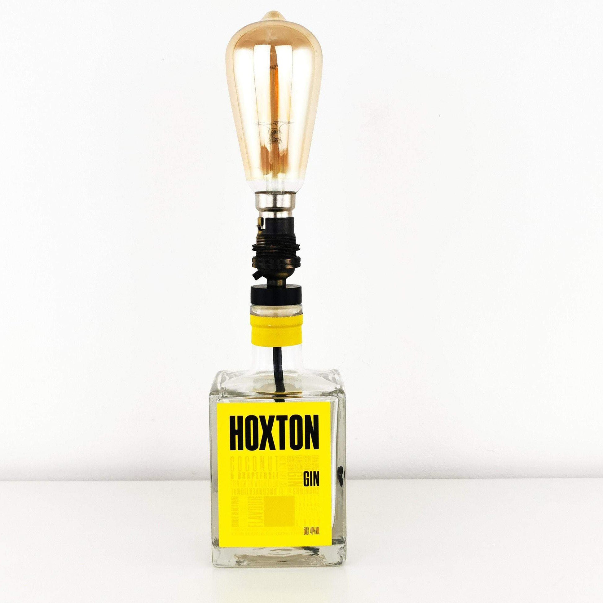 Hoxton Grapefruit and Coconut Gin Bottle Table Lamp Gin Bottle Table Lamps