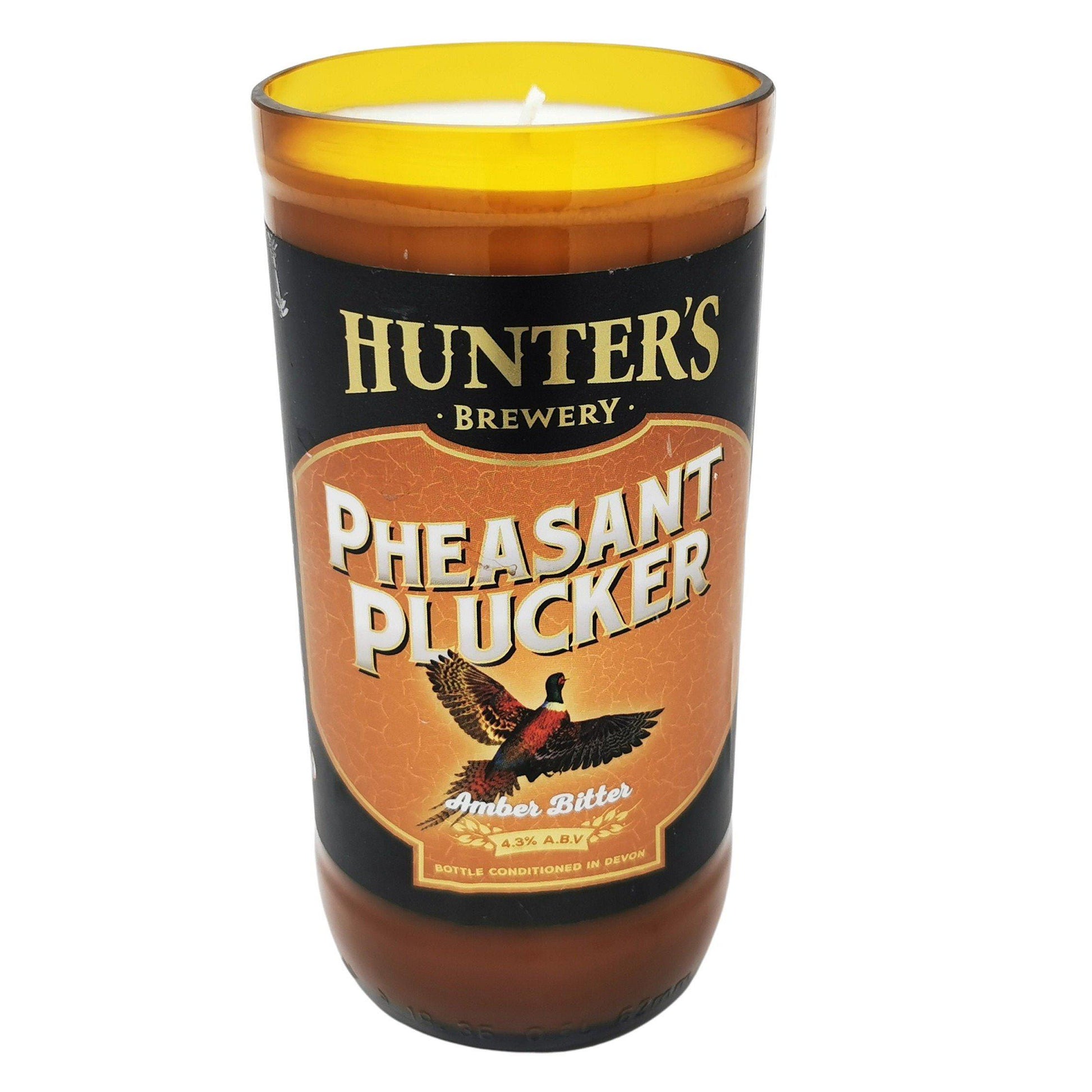Hunters Pheasant Pluckers Craft Beer Bottle Candle-Beer & Ale Bottle Candles-Adhock Homeware