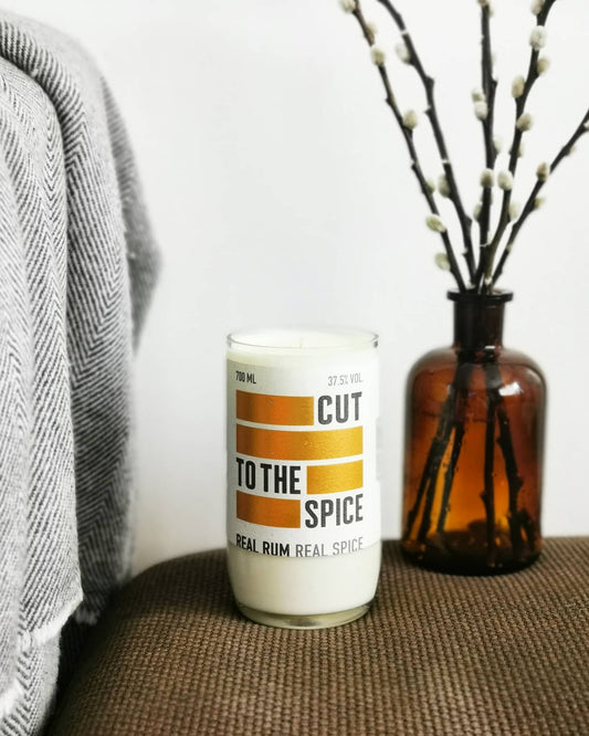 Cut To The Spice Rum Bottle Candle Rum Bottle Candles Adhock Homeware