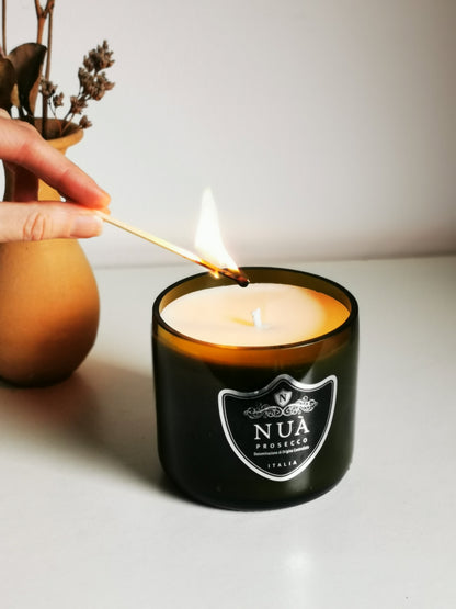 Nua Prosecco Bottle Candle Wine & Prosecco Bottle Candles Adhock Homeware