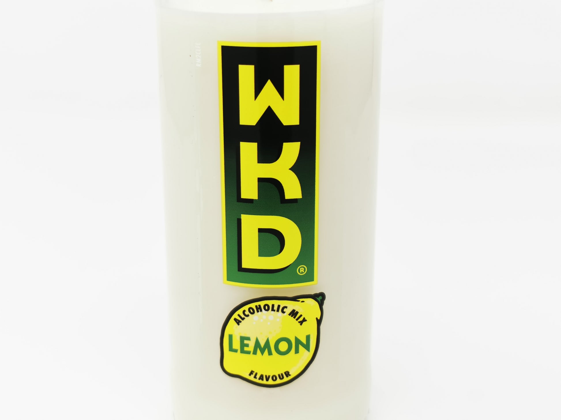 WKD Lemon Vodka Bottle Candle-Vodka Bottle Candles-Adhock Homeware