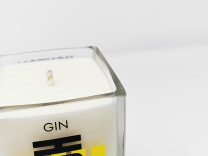 Hoxton Grapefruit Coconut Gin Bottle Candle-Gin Bottle Candles-Adhock Homeware