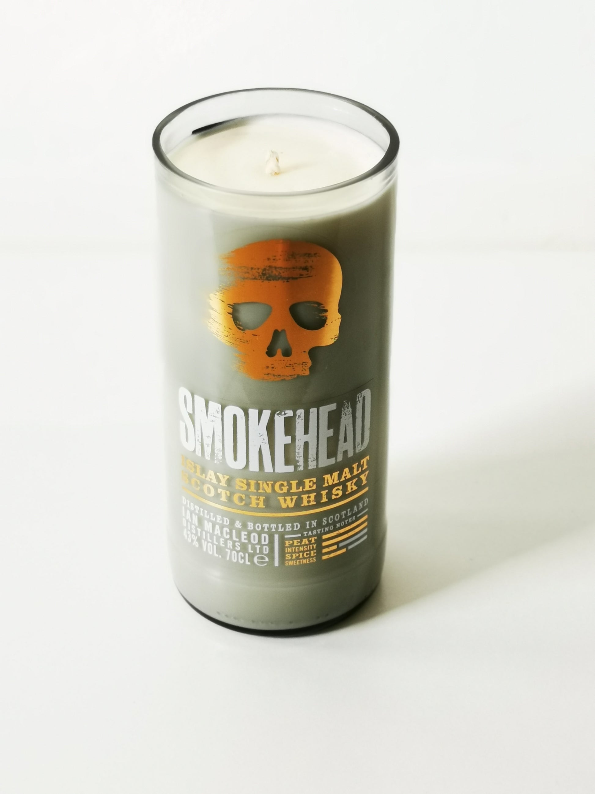 Smokehead Whisky Bottle Candle-Whiskey Bottle Candles-Adhock Homeware
