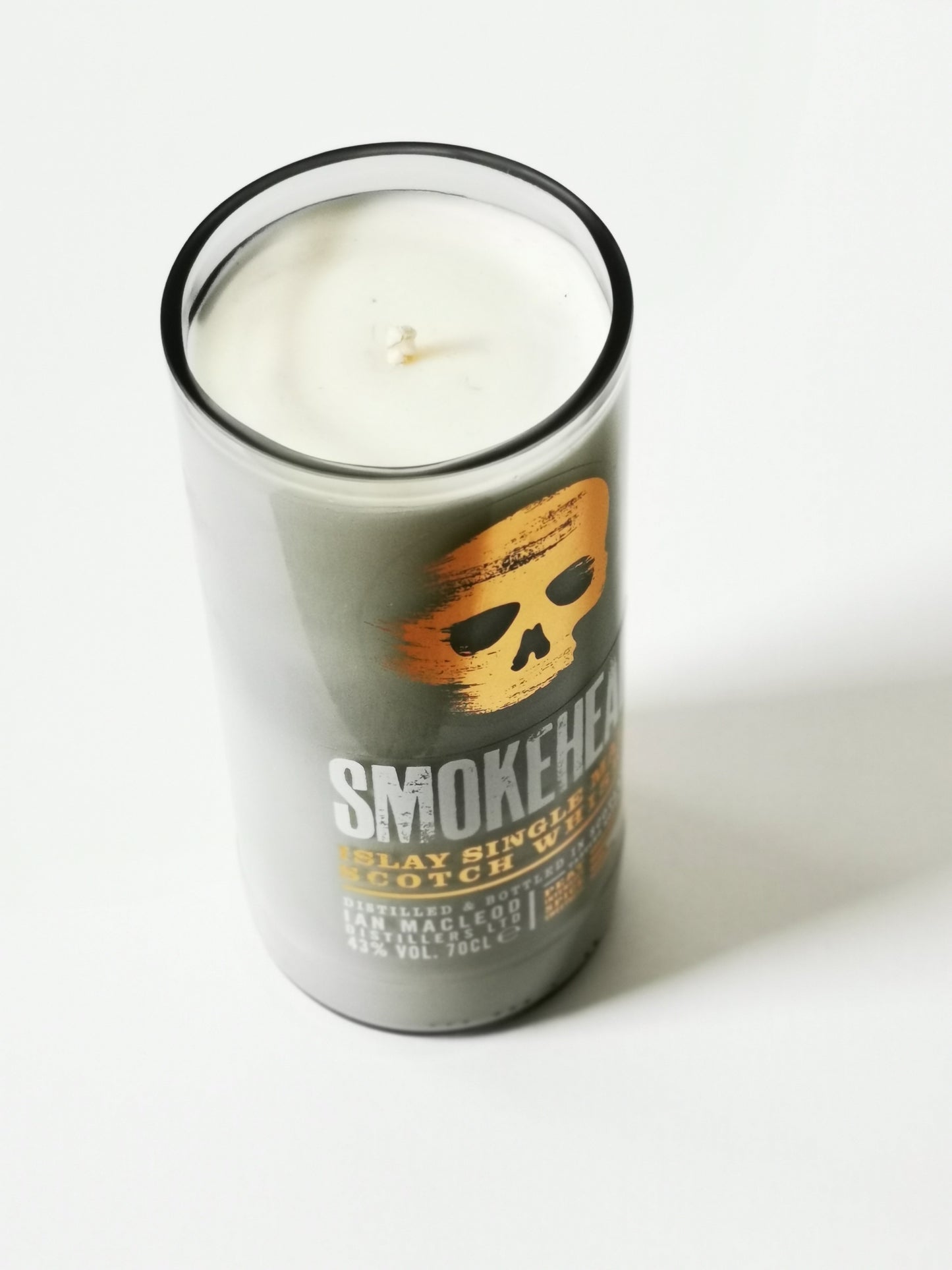 Smokehead Whisky Bottle Candle-Whiskey Bottle Candles-Adhock Homeware